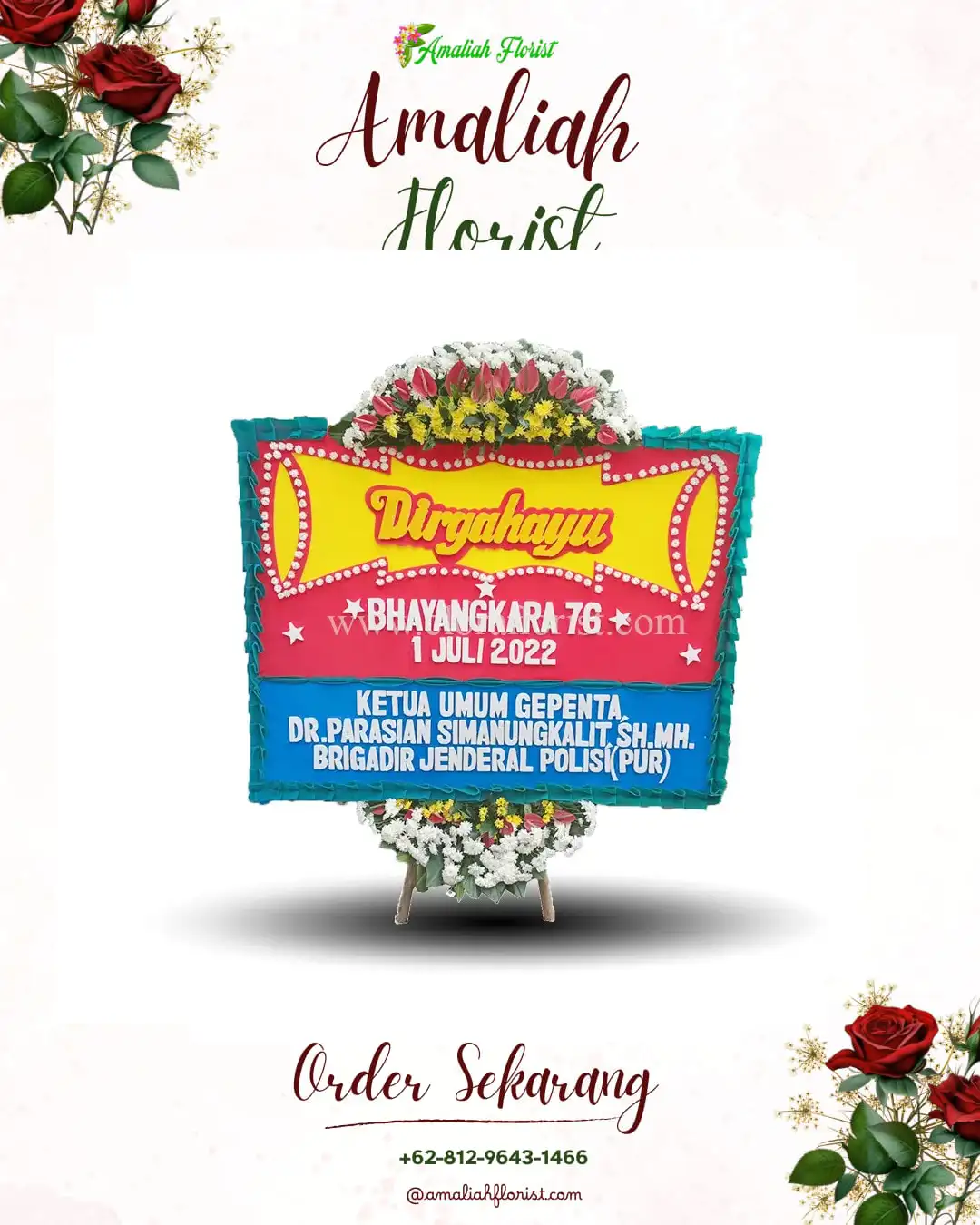 Papan Bunga HUT Ulang Tahun Muryolobo